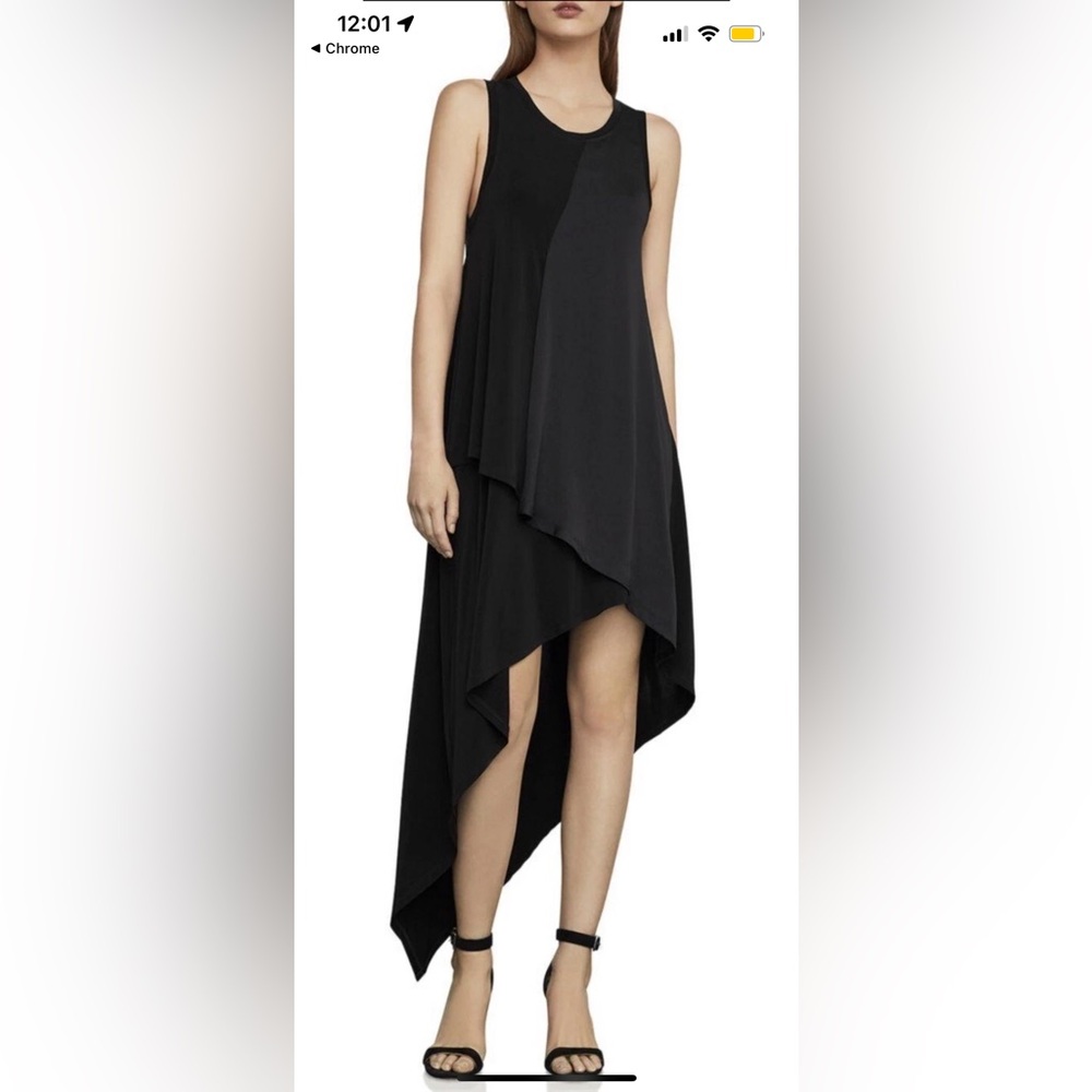 NTW BCBGMaxazria Elegant Black Sleeveless Dress